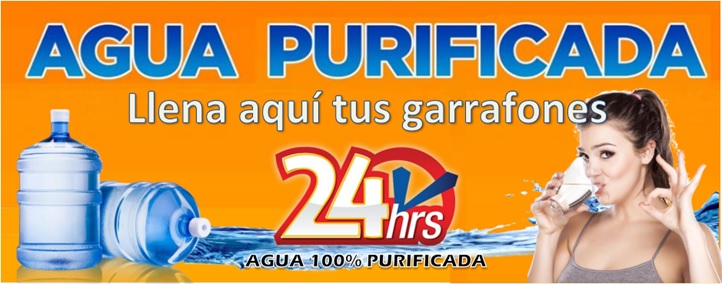 publicidad vending de agua purificada