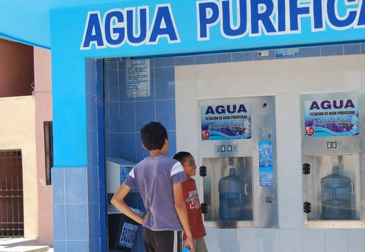 vending de agua purificada