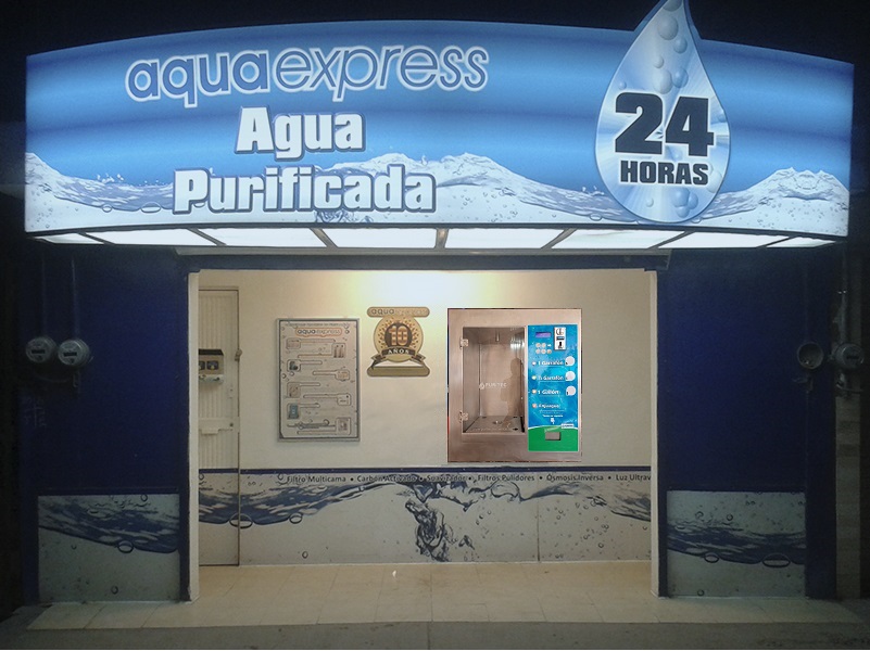 purificadora de agua autoservicio o vending