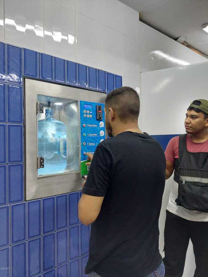 vending de agua purificada